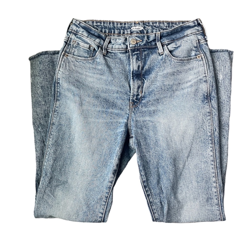 Old Navy Light Bleach Wash Extra High Rise Flare Jeans 10 P